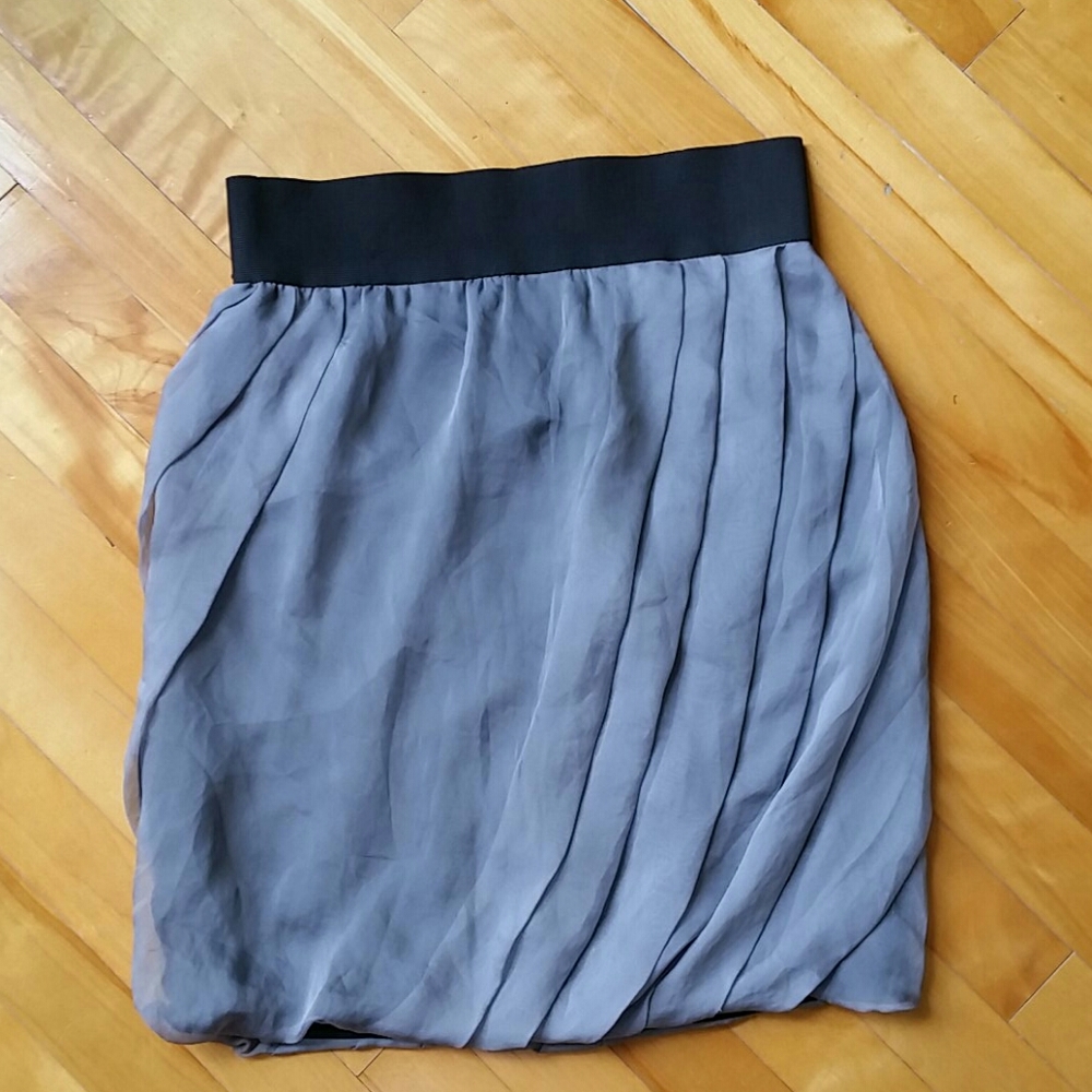 Zara Grey Balloon Skirt size L